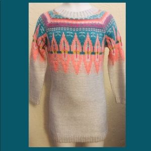 Cat & Jack Cream Sweater Dress size 2T